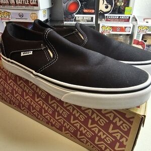 Vans Asher Canvas Black/White